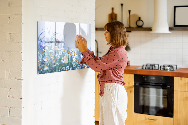 Tableau magnétique effaçable Un espace créatif pour les souvenirs et les photos