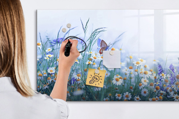 Tableau magnétique effaçable Un espace créatif pour les souvenirs et les photos