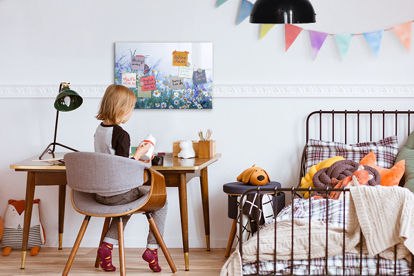 Tableau magnétique effaçable Un espace créatif pour les souvenirs et les photos