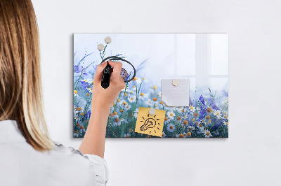 Tableau magnétique effaçable Un espace créatif pour les souvenirs et les photos