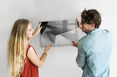 Tableau effaçable magnétique Tableau moderne pour notes et photos