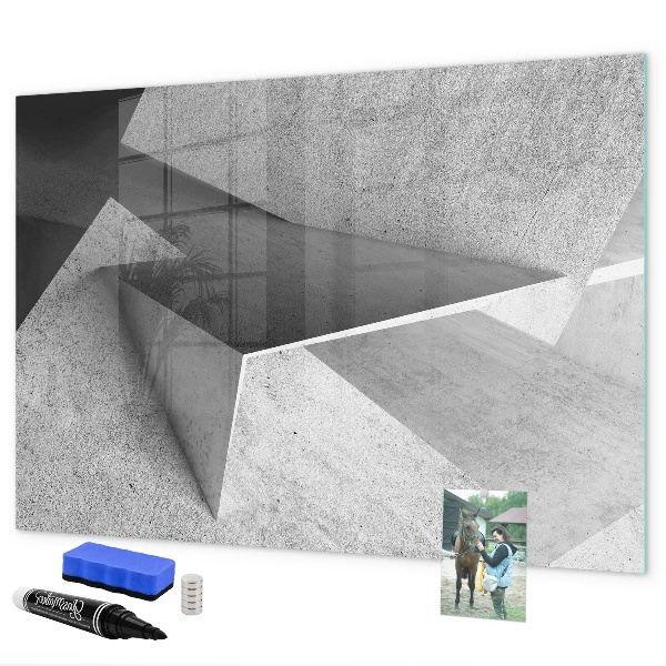 Tableau effaçable magnétique Tableau moderne pour notes et photos