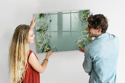 Tableau effaçable magnétique Un tableau élégant pour les notes et les photos