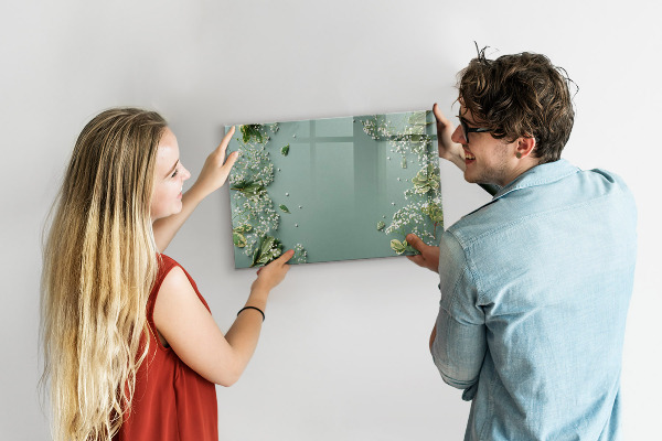 Tableau effaçable magnétique Un tableau élégant pour les notes et les photos