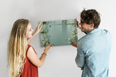 Tableau effaçable magnétique Un tableau élégant pour les notes et les photos