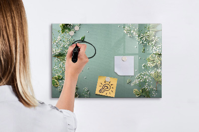 Tableau effaçable magnétique Un tableau élégant pour les notes et les photos
