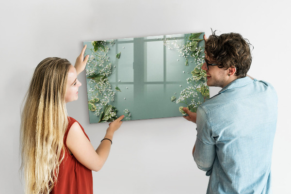 Tableau effaçable magnétique Un tableau élégant pour les notes et les photos