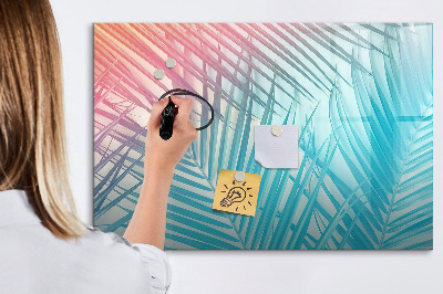 Tableau magnétique effaçable Un tableau coloré pour les notes et les photos