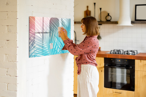 Tableau magnétique effaçable Un tableau coloré pour les notes et les photos