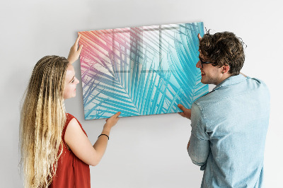Tableau magnétique effaçable Un tableau coloré pour les notes et les photos