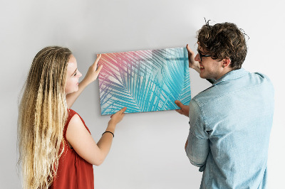 Tableau magnétique effaçable Un tableau coloré pour les notes et les photos