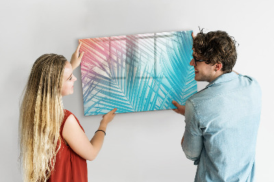 Tableau magnétique effaçable Un tableau coloré pour les notes et les photos