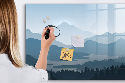 Tableau effaçable magnétique Un paysage propice aux souvenirs