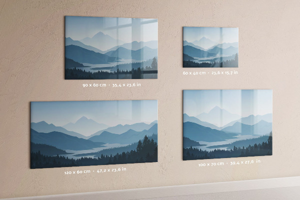 Tableau effaçable magnétique Un paysage propice aux souvenirs
