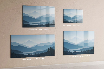 Tableau effaçable magnétique Un paysage propice aux souvenirs