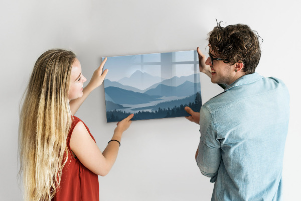 Tableau effaçable magnétique Un paysage propice aux souvenirs