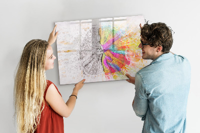 Tableau effaçable magnétique Un espace créatif pour les souvenirs et les idées
