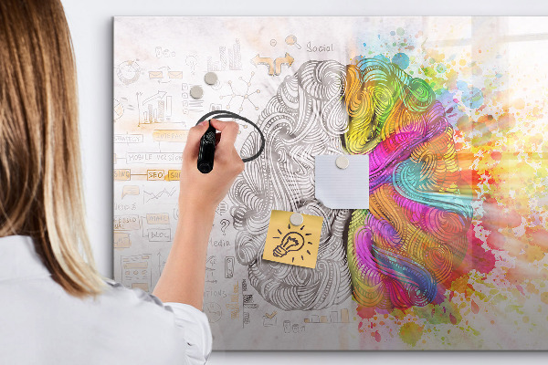 Tableau effaçable magnétique Un espace créatif pour les souvenirs et les idées