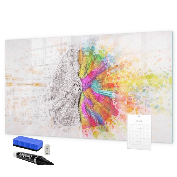 Tableau effaçable magnétique Un espace créatif pour les souvenirs et les idées
