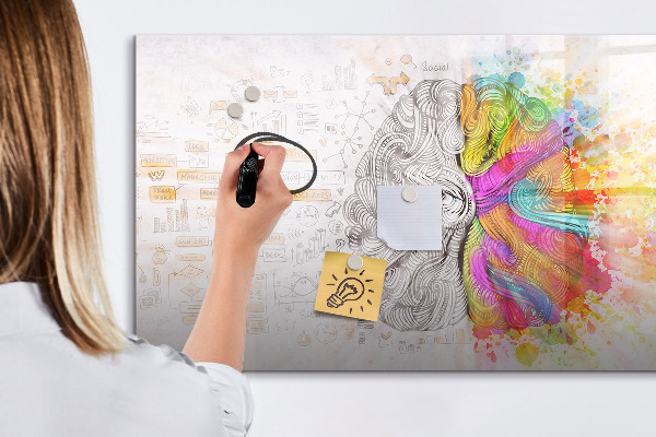 Tableau effaçable magnétique Un espace créatif pour les souvenirs et les idées