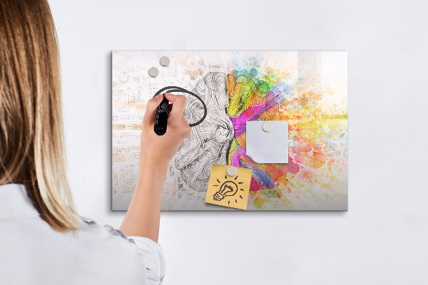 Tableau effaçable magnétique Un espace créatif pour les souvenirs et les idées