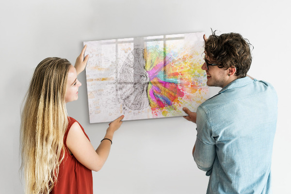 Tableau effaçable magnétique Un espace créatif pour les souvenirs et les idées