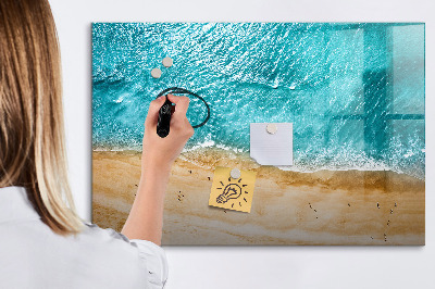 Tableau effaçable magnétique Un tableau élégant pour les notes et les photos