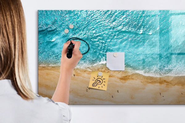 Tableau effaçable magnétique Un tableau élégant pour les notes et les photos