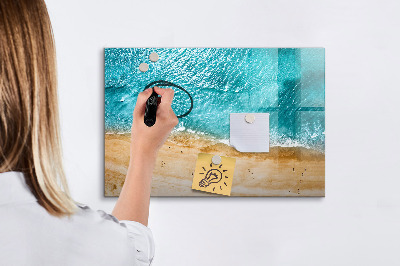 Tableau effaçable magnétique Un tableau élégant pour les notes et les photos
