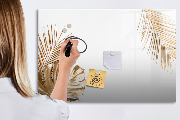 Tableau magnétique effaçable Un tableau élégant pour les notes et les photos