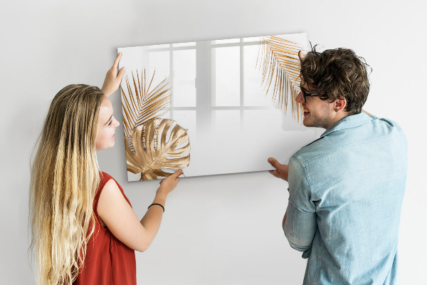 Tableau magnétique effaçable Un tableau élégant pour les notes et les photos