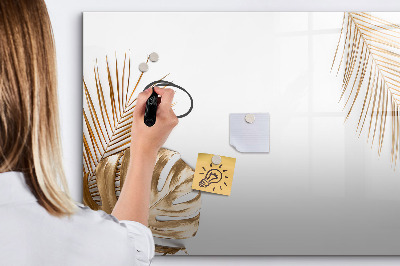 Tableau magnétique effaçable Un tableau élégant pour les notes et les photos