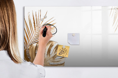 Tableau magnétique effaçable Un tableau élégant pour les notes et les photos