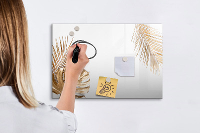 Tableau magnétique effaçable Un tableau élégant pour les notes et les photos