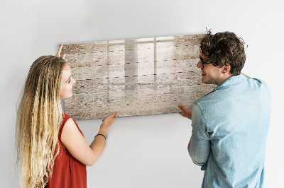 Tableau effaçable magnétique Un tableau élégant pour les notes et les photos
