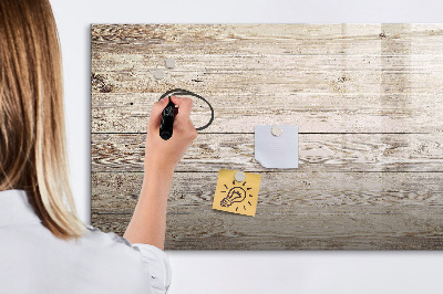 Tableau effaçable magnétique Un tableau élégant pour les notes et les photos