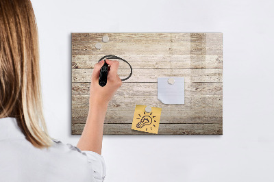 Tableau effaçable magnétique Un tableau élégant pour les notes et les photos
