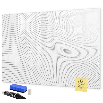 Tableau effaçable magnétique Tableau moderne pour photos et notes