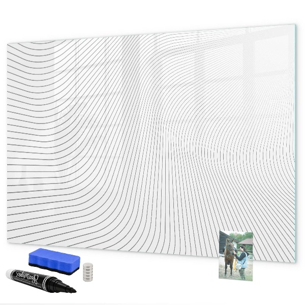 Tableau effaçable magnétique Tableau moderne pour photos et notes