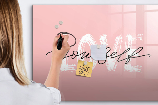 Tableau magnétique effaçable L'amour en photos et en souvenirs