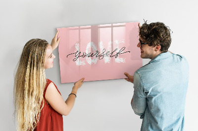 Tableau magnétique effaçable L'amour en photos et en souvenirs
