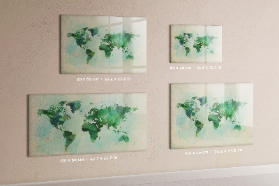 Tableau magnétique effaçable Cartographier les mémoires du monde
