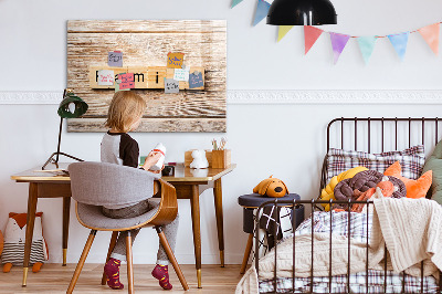 Tableau magnétique effaçable Un ensemble pour présenter des photos au mur