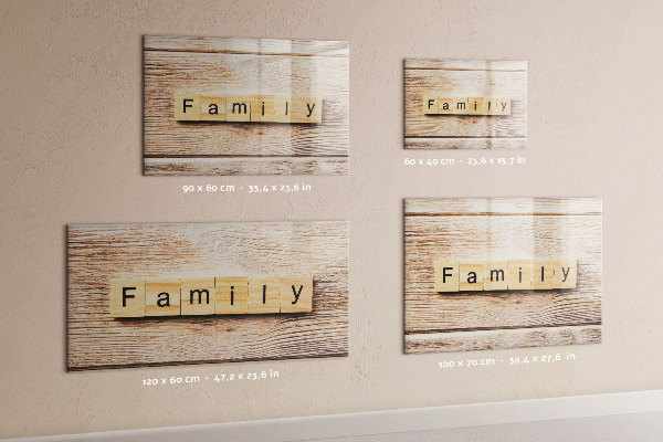 Tableau magnétique effaçable Un ensemble pour présenter des photos au mur