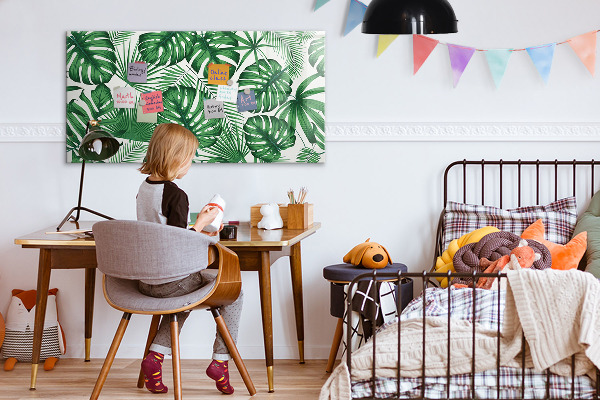Tableau effaçable magnétique Tableau vert pour photos et notes