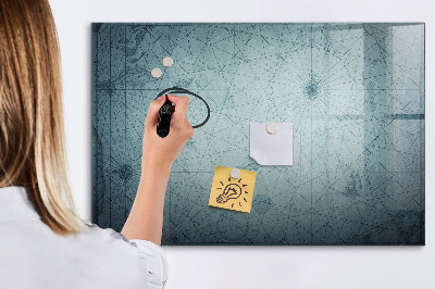 Tableau magnétique effaçable Un tableau élégant pour les notes et les photos
