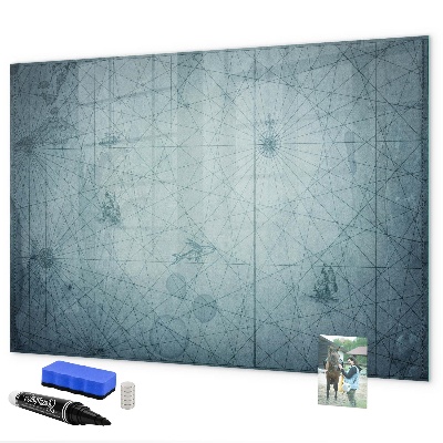 Tableau magnétique effaçable Un tableau élégant pour les notes et les photos