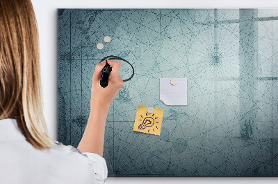 Tableau magnétique effaçable Un tableau élégant pour les notes et les photos