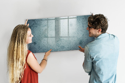 Tableau magnétique effaçable Un tableau élégant pour les notes et les photos