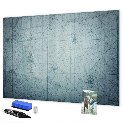 Tableau magnétique effaçable Un tableau élégant pour les notes et les photos